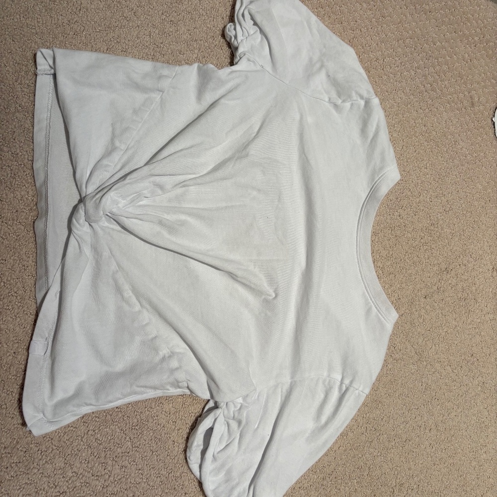 white tee